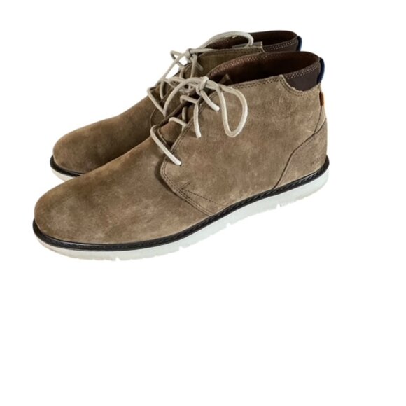 Toms Navi Brown Lace Up Chukka Boots 11.5 - Picture 1 of 6